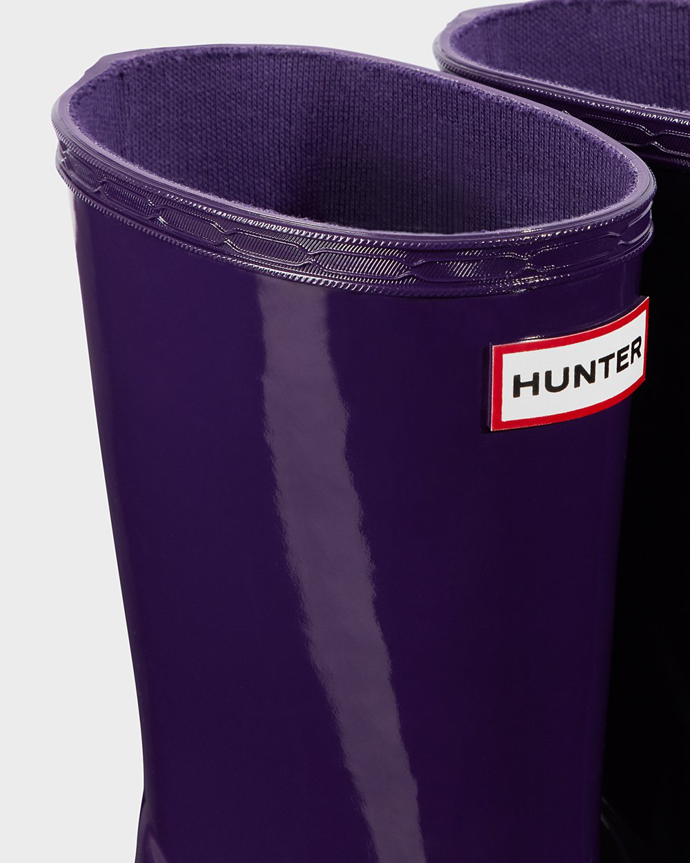 Galochas Hunter Criança Azuis Roxo - Original First Classic Gloss - 47EAGJMCP